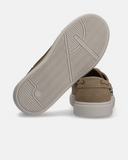 Mocassini in nabuk sintetico con lacci