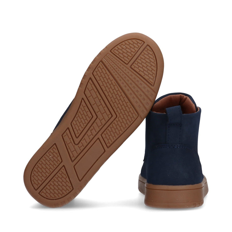 Scarpe da bambino in nabuk sintetico con lacci