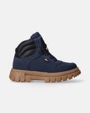 Scarponcini bambino high top con fondo chunky carrarmato
