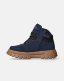 Scarponcini bambino high top con fondo chunky carrarmato