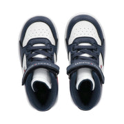 Sneakers alte da bambino con cinturino a strappo