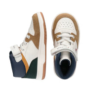 Sneakers alte da bambino con cinturino a strappo