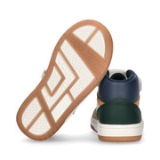 Sneakers alte da bambino con cinturino a strappo