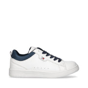 Sneakers low-cut basiche con flag laterale