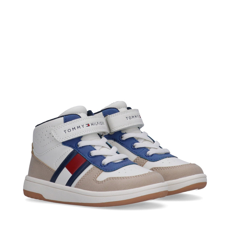 Sneakers alte color block con cinturino in velcro - T3X9-34070-1269Y913