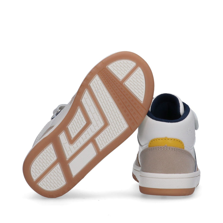 Sneakers alte color block con cinturino in velcro