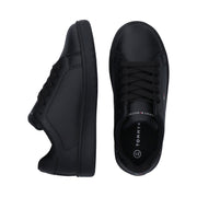 Sneakers stringate con bandierina laterale