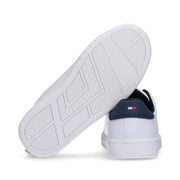 Sneakers basiche con flag laterale