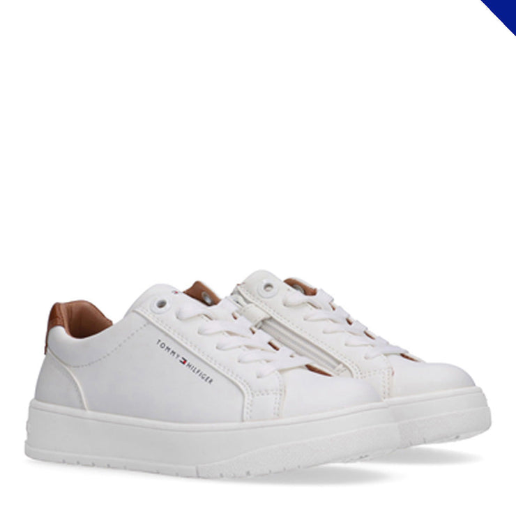 Sneakers stringate con zip e dettagli a contrasto - T3X9-34091-1355A767