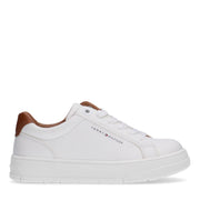 Sneakers stringate con zip e dettagli a contrasto