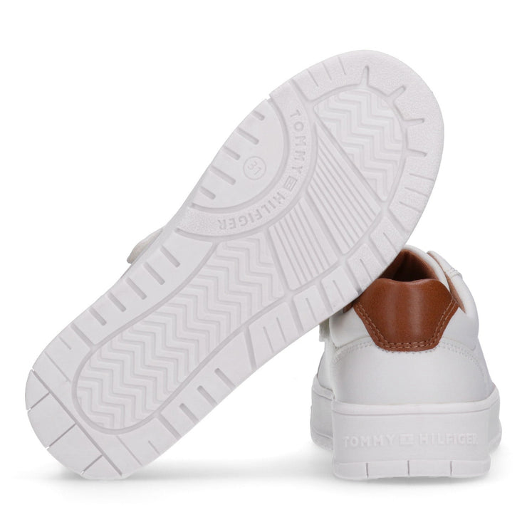 Sneakers stringate con zip e dettagli a contrasto