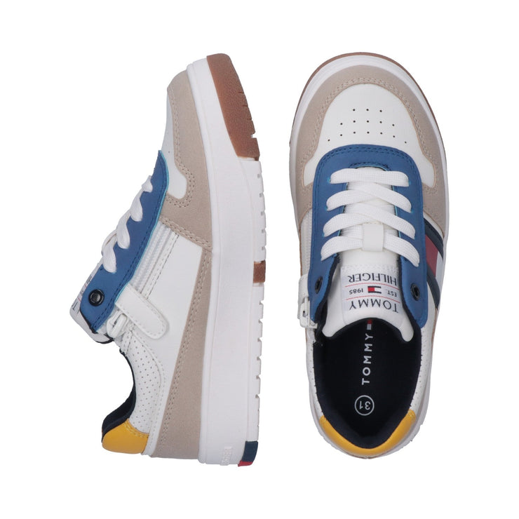 Sneakers color-block stile basket