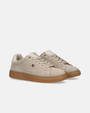 Sneakers in crosta con flag iconica