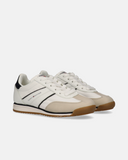 Sneakers stile retrò con inserti a contrasto