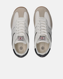 Sneakers stile retrò con inserti a contrasto