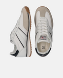 Sneakers stile retrò con inserti a contrasto