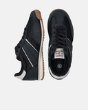 Sneakers stile retrò con inserti a contrasto