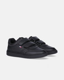 Sneakers da ragazzo doppio velcro e flag iconica