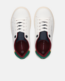 Sneakers stringate con dettagli colorblock e logo laterale