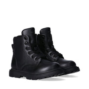 Anfibi in pelle sintetica con lacci e zip interna - V1A5-83116-1464999-