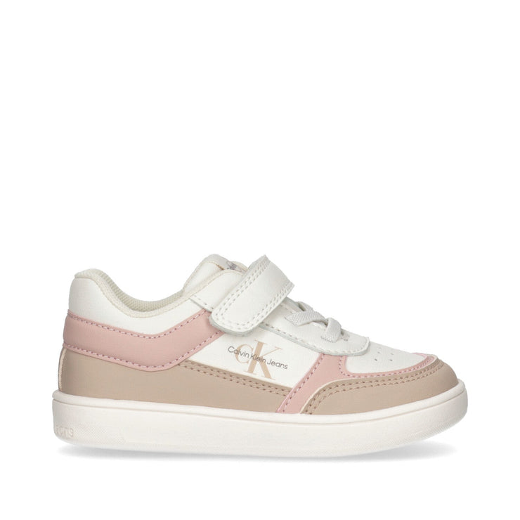 Sneakers da bambina con cinturino a strappo