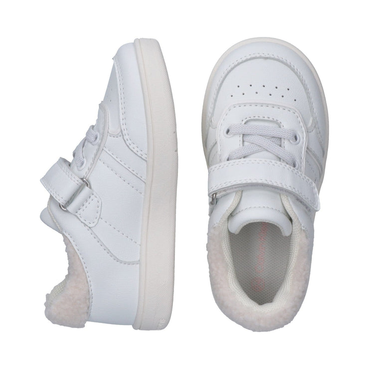 Sneakers da bambina con dettaglio cozy sul tallone