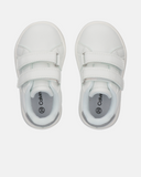 Sneakers da bambina con doppio velcro e dettagli glitter