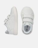Sneakers da bambina con doppio velcro e dettagli glitter