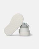 Sneakers da bambina con doppio velcro e dettagli glitter