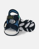 Sandali sportivi color block con velcro