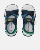 Sandali sportivi color block con velcro