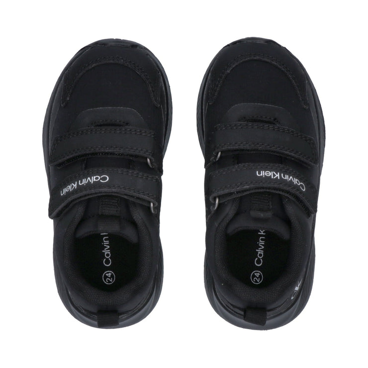 Sneakers da bambino doppio velcro e suola running