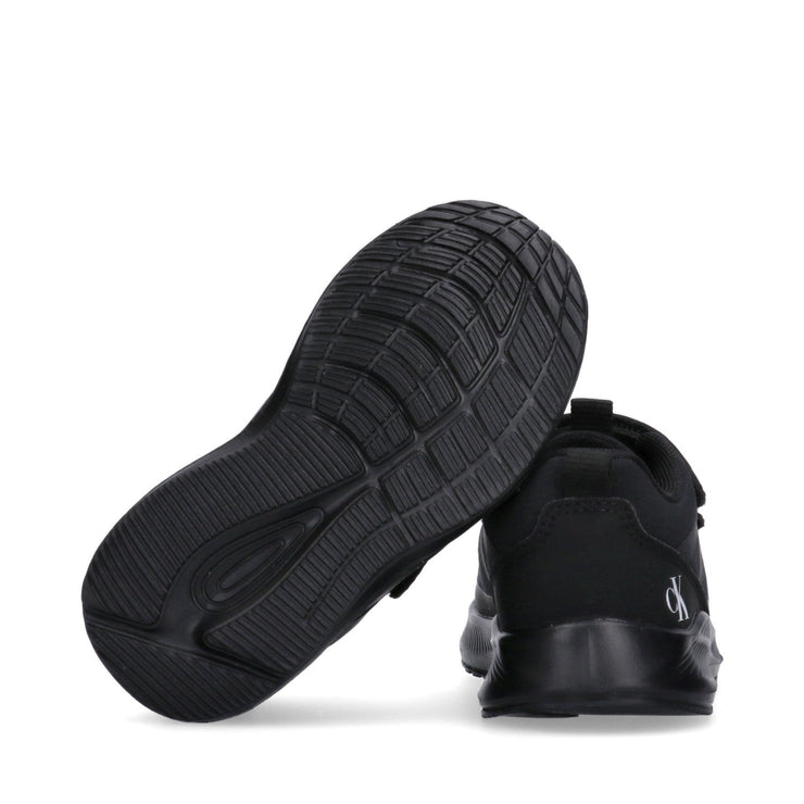 Sneakers da bambino doppio velcro e suola running