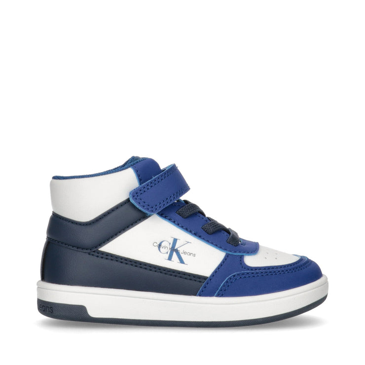 Sneakers alte da bambino con cinturino a strappo