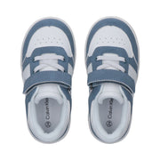 Sneakers con cinturino in velcro e dettagli a contrasto