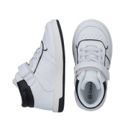 Sneakers mid-cut stile basket con dettagli a contrasto