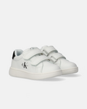 Sneakers da bambino doppio velcro e logo iconico