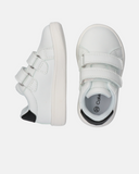 Sneakers da bambino doppio velcro e logo iconico