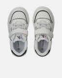 Sneakers da bambino con velcro ispirate al basket