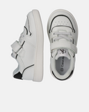 Sneakers da bambino con velcro ispirate al basket
