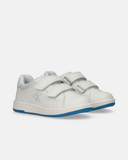 Sneakers da bambino Calvin Klein con doppio velcro, dettagli blu royal e battistrada colorato con logo CK