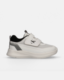 Sneakers running da bambino con maxi velcro