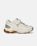 Sneakers bambina con velcro e suola running