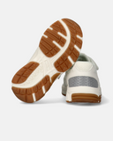 Sneakers bambina con velcro e suola running