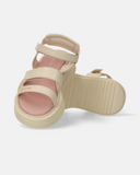 Sandali platform con doppio velcro