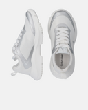 Sneakers running in ripstop con dettagli silver