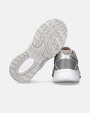 Sneakers ragazza argentate con suola running