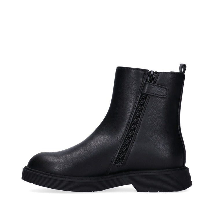 Stivaletti chelsea in pelle sintetica con zip interna