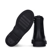 Stivaletti chelsea in pelle sintetica con zip interna