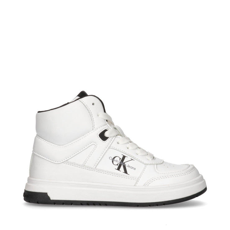 Sneakers alte da ragazzo stile logo laterale